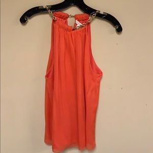 Diane vonFURSTENBURG orange sleeveless